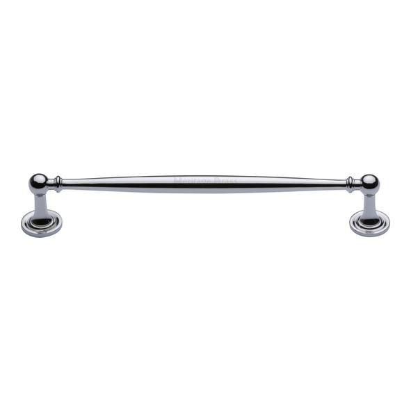 C2533 203-PC • 203 x 228 x 38mm • Polished Chrome • Heritage Brass Elegant Cabinet Pull Handle